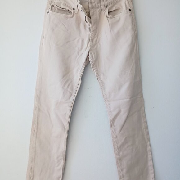 Banana Republic The Traveler Slim Fit Pants 33x30 Light Beige - Picture 1 of 7